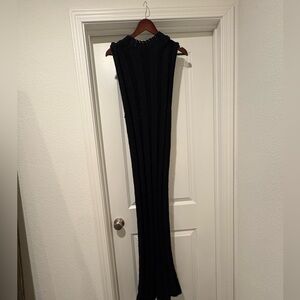 Free People sweater dress brand new black